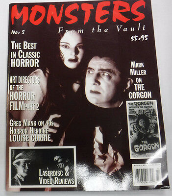 Monsters Magazine The Best In Classic Horror Mark Miller No.5 072215R