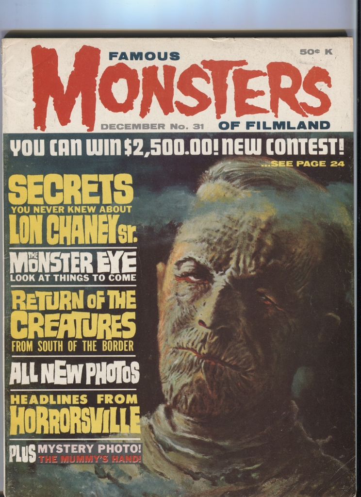 Famous Monsters of Filmland No.31 December 1964 Lon Chaney Sr 090820DBT
