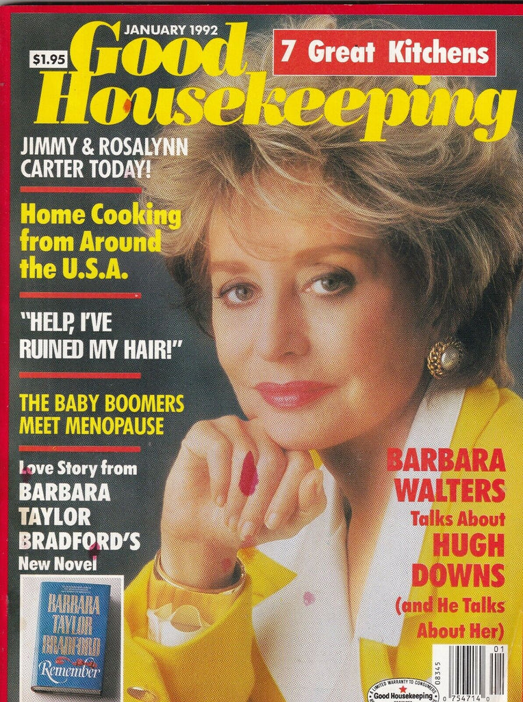 Good Housekeeping Barbara Walters Hugh Downs January 1992 100119nonr