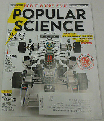 Popular Science Magazine The Electric Racecar April 2014 071814R