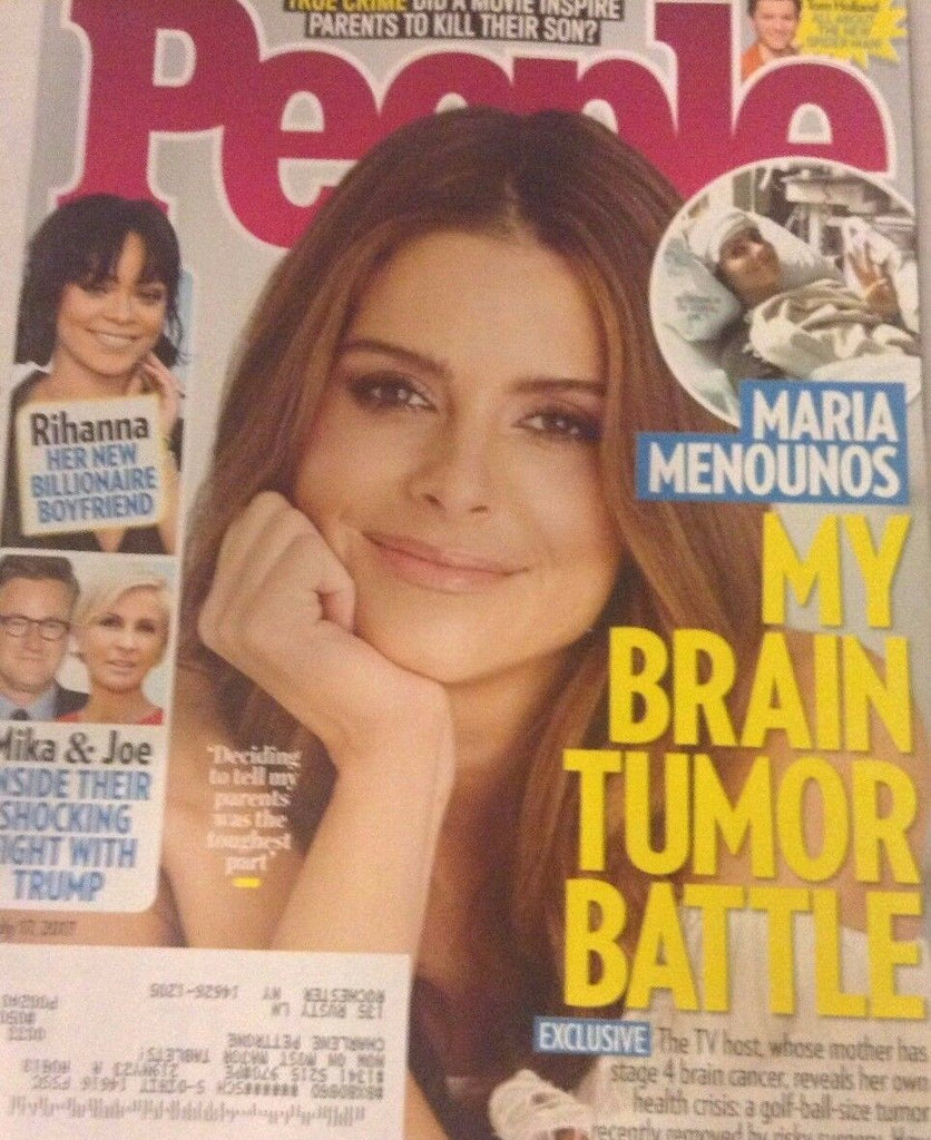 People Magazine Maria Menounos Brain Tumor Battle July 17, 2017 080117nonrh