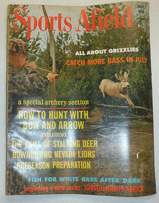 Sports Afield Magazine All About Grizzlies & Dear July 1965 012915R