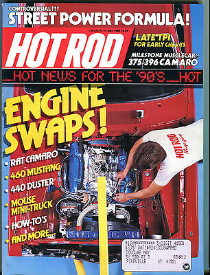 Hot Rod Magazine May 1988 Engine Swaps! Rat Camaro EX 022316jhe