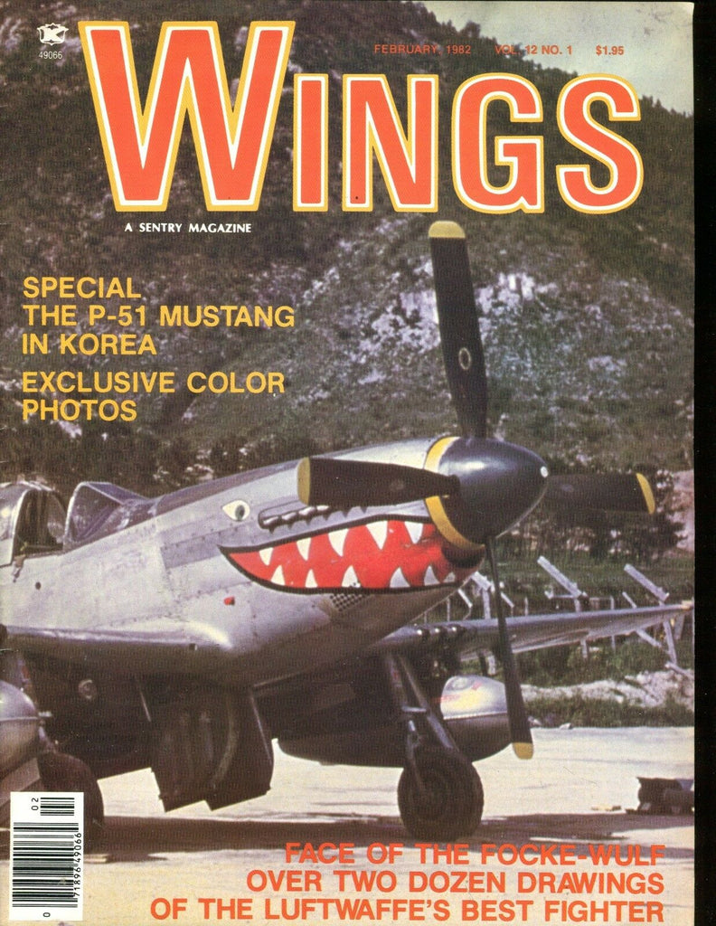 Wings Magazine February 1982 P-51 Mustang In Korea EX No ML 011217jhe