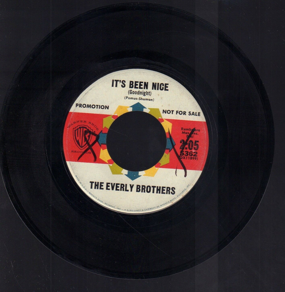 The Everly Brothers I'm Afraid Warner Pros Promo 45 RPM Vinyl 45AME