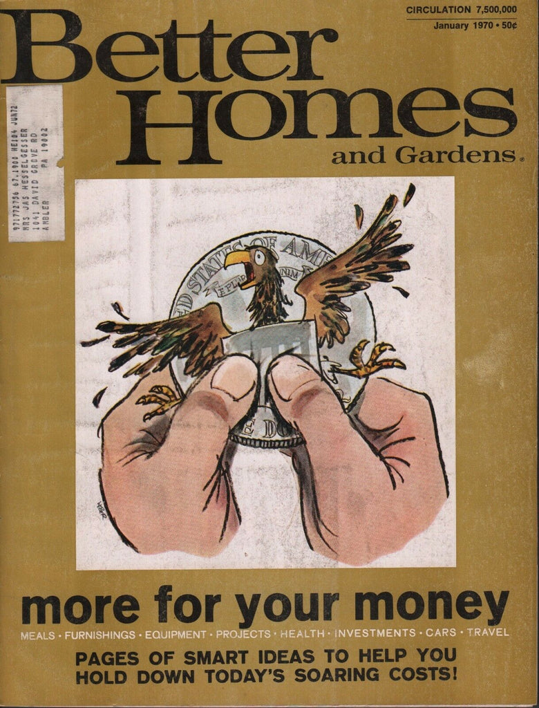 Better Homes & Gardens January 1970 More For Your Money 072717nonDBE
