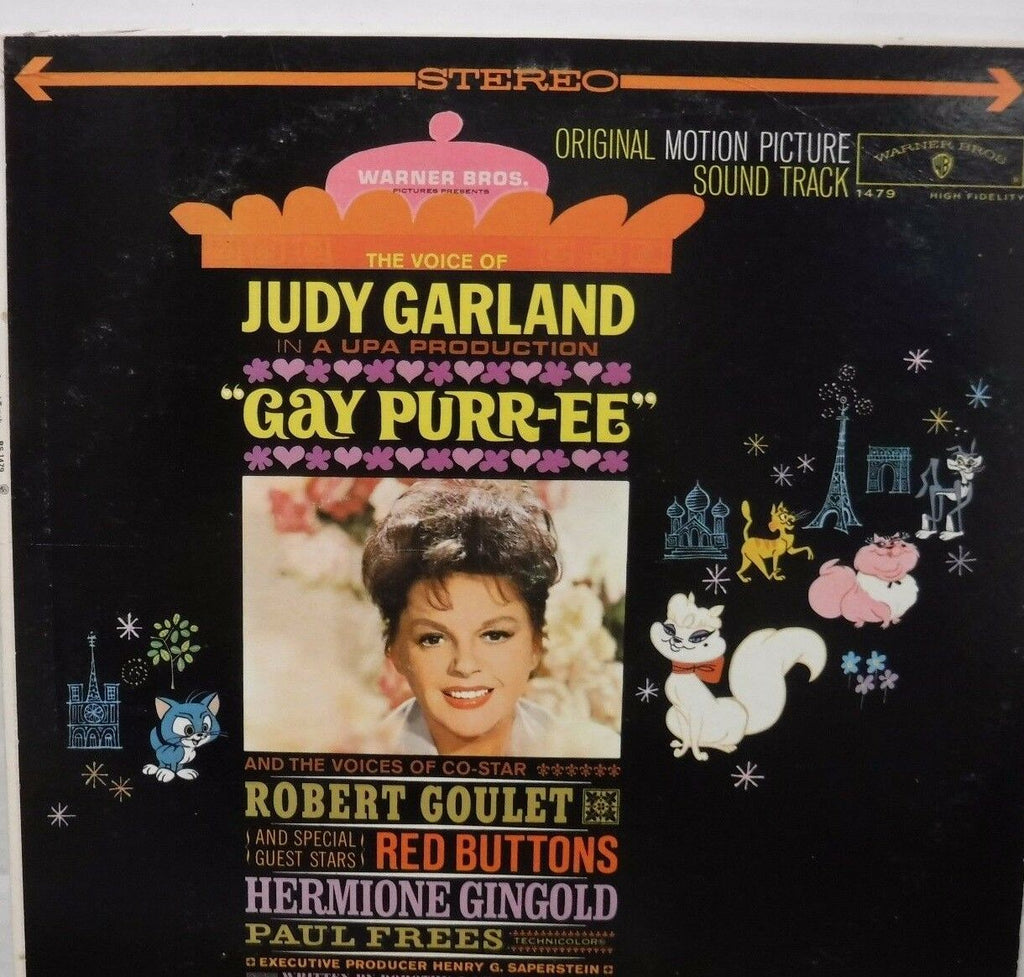 Orig Motion Picture Sound Track Judy Garland Gay Purr-ee 33RPM 020517LLE