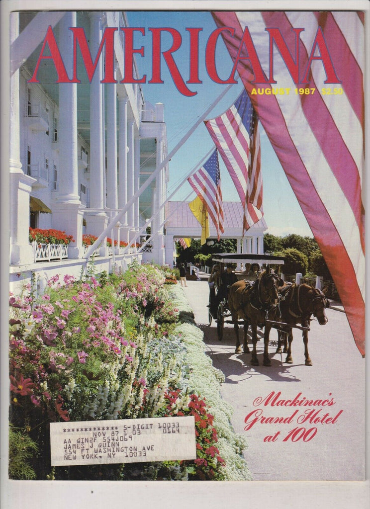 Americana Mag Mackinac's Grand Hotel August 1987 033120nonrh