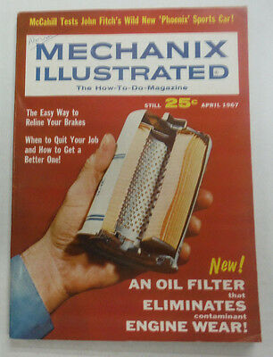 Mechanix Illustrated Magazine How To Reline Brakes April 1967 NO ML 062015R