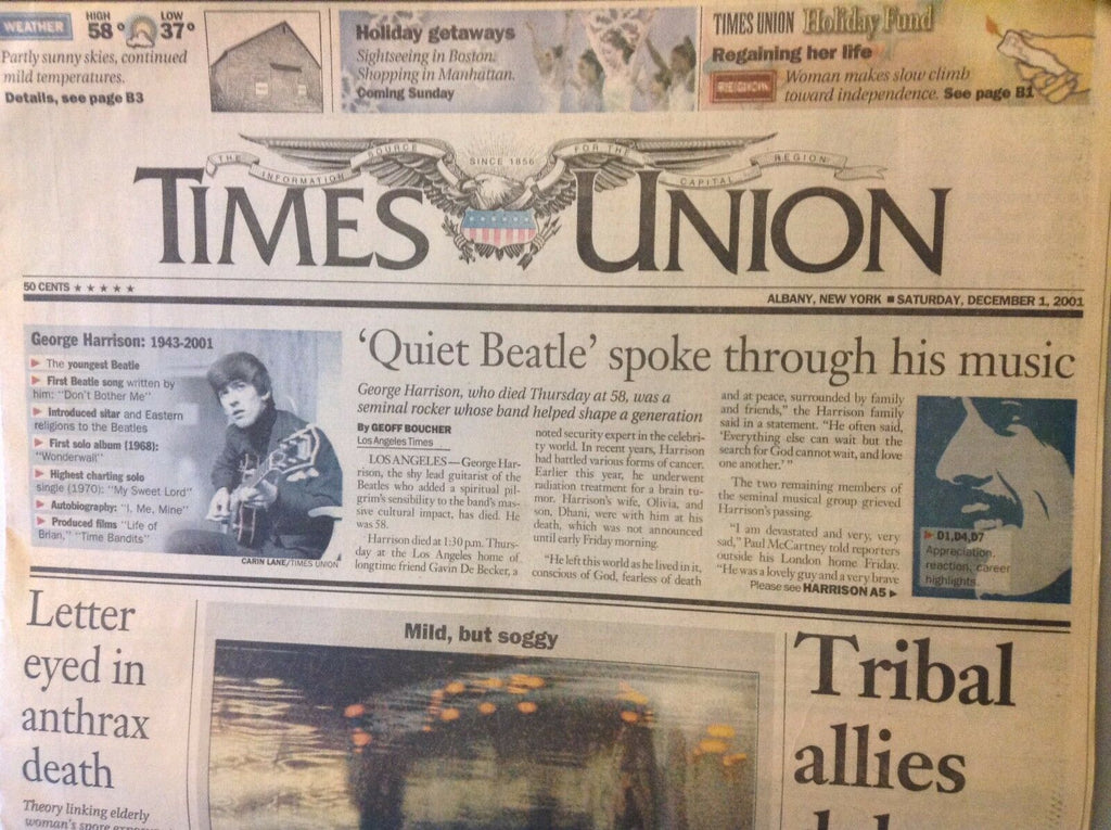 Times Union Magazine Tribal Allies Delay Fighting December 1, 2001 102317nonrh2