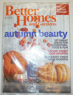 Better Homes And Gardens Magazine Autumn Beauty October 2014 SEALED 040615R2