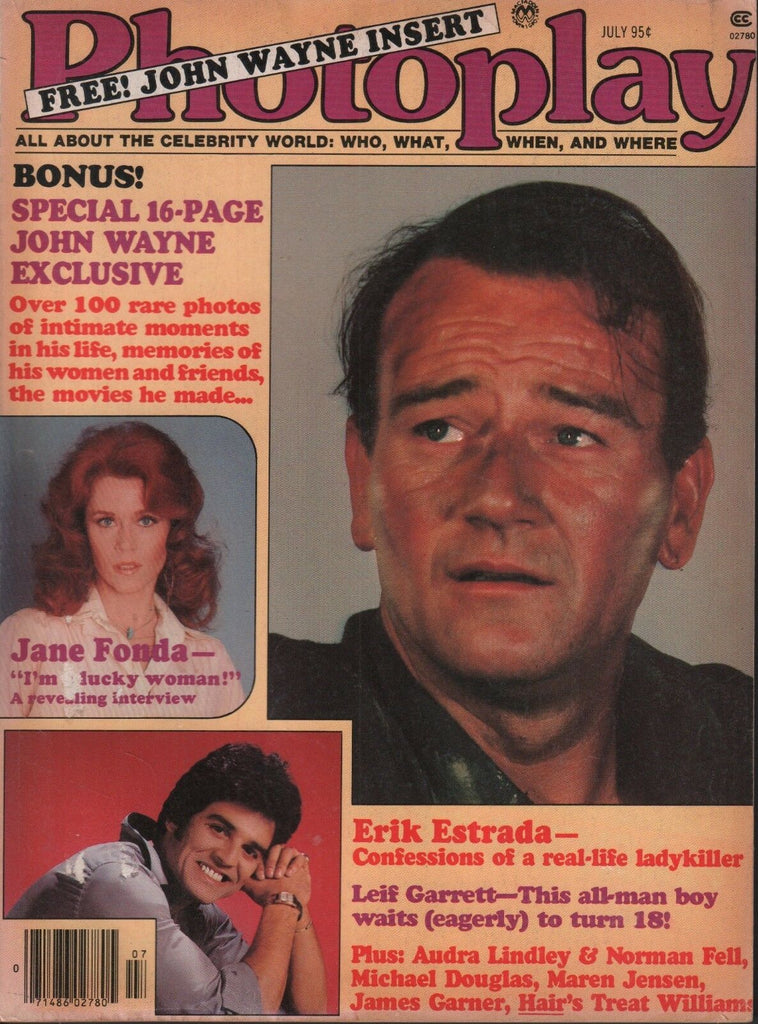Photoplay July 1979 John Wayne Erik Estrada Jane Fonda 050918DBE