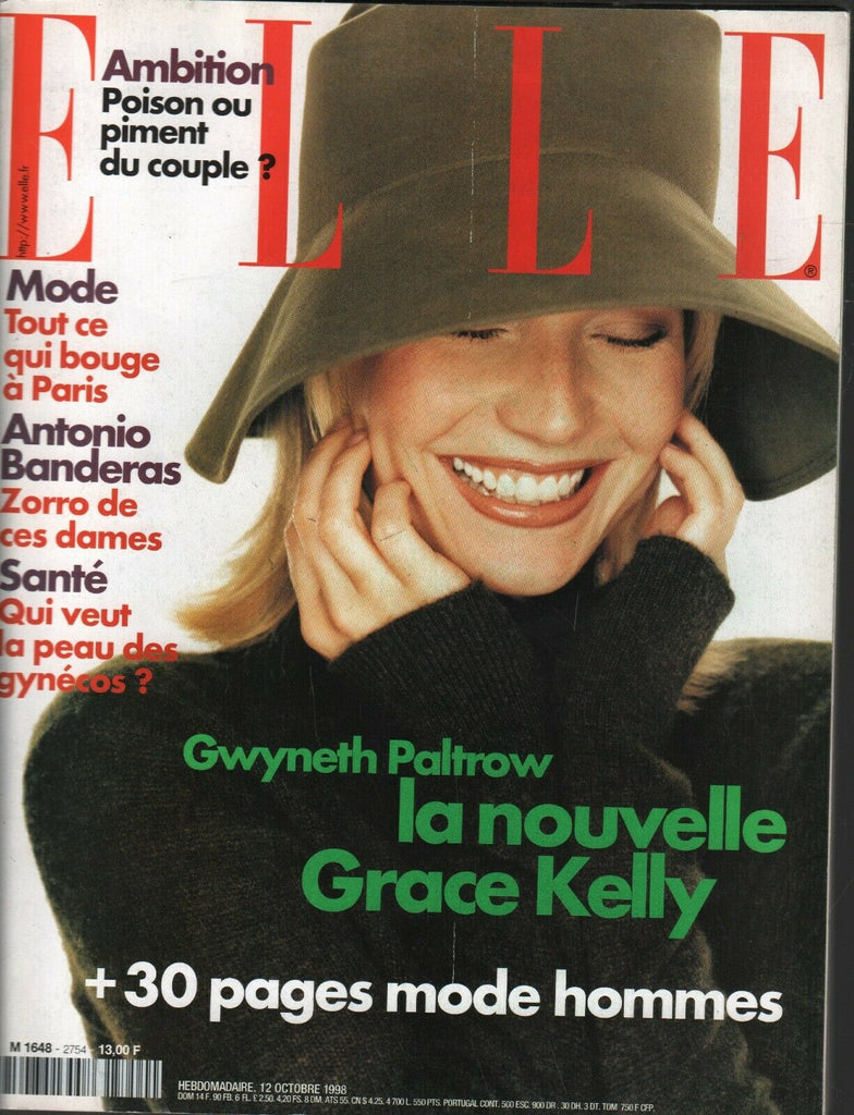 Elle French Fashion October 12 1998 Gwenyth Paltrow Antonia Banderas 101620ame