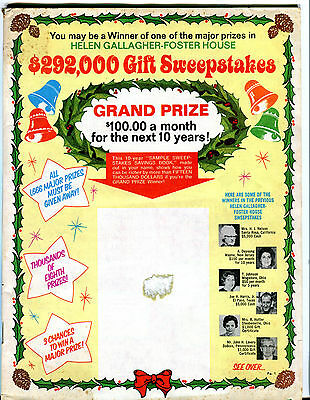 Vintage Helen Gallagher Gifts Foster House Catalog EX 051316jhe