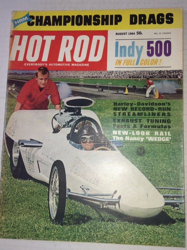 Hot Rod Magazine Championship Drags Indy 500 August 1964 042717nonrh