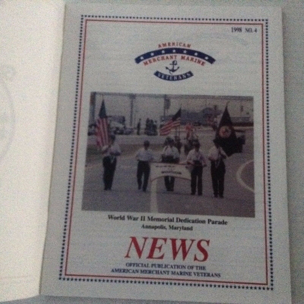 American Merchant Marine Magazine Memorial Parade 1998 No.4 070517nonrh