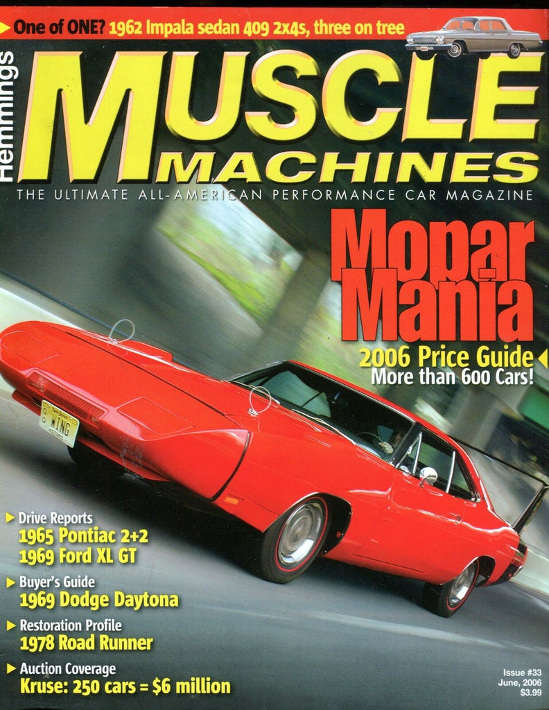 Muscle Machines Magazine June 2006 Mopar Mania EX No ML 011917jhe