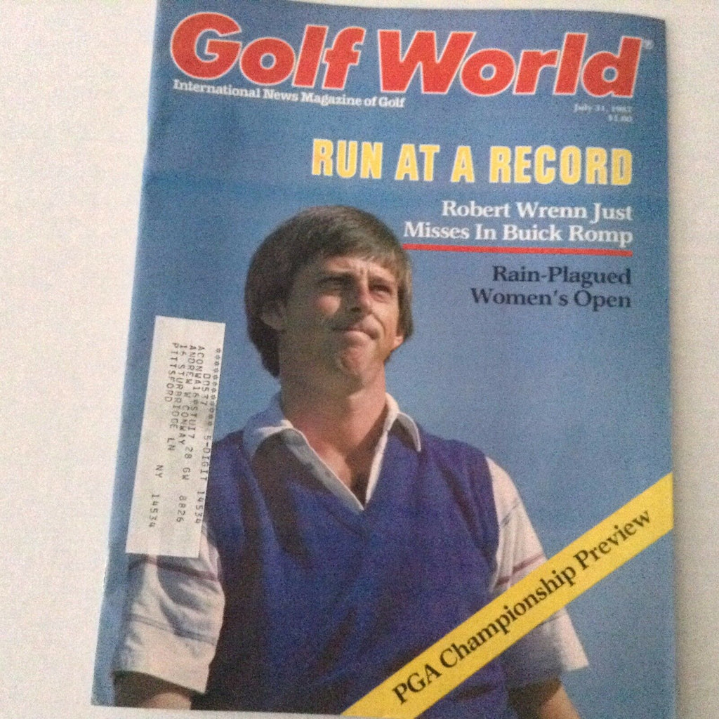 Golf World Magazine Robert Wrenn Misses In Buick Romp July 31, 1987 062817nonrh