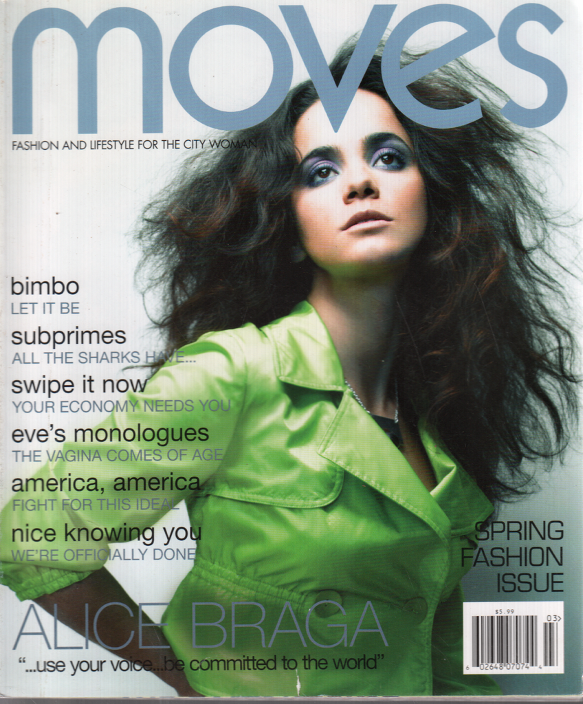 NY Moves Issue 36 Fashion Magazine Alice Braga John Fowles 033120DBE