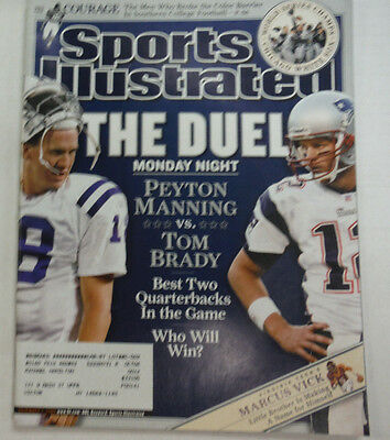 Sports Illustrated Magazine Peyton Manning Tom Brady November 2005 051215R