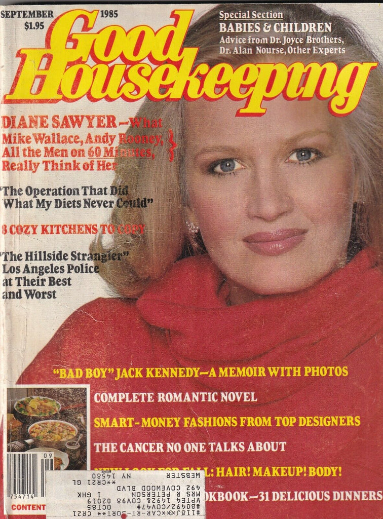 Good Housekeeping Diane Sawyer Jackie Kennedy Memoir September 1985 092719nonr