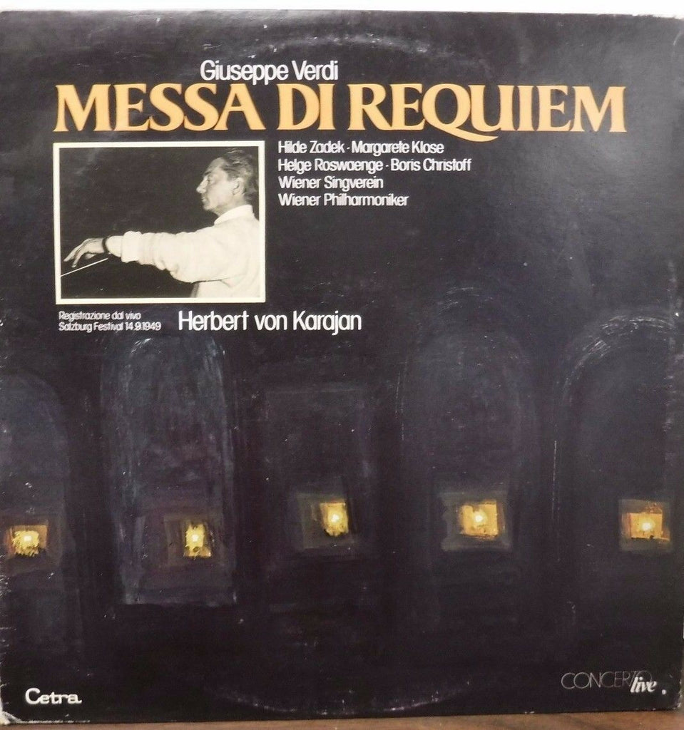 2-record set Giuseppe Verdi Messa Di Requiem Herbert von Karajan 122616LLE