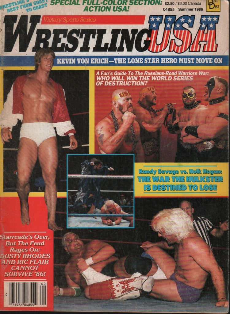 Wrestling USA Summer 1986 Kevin Von Erich Randy Savage Ric Flair 101518ame3