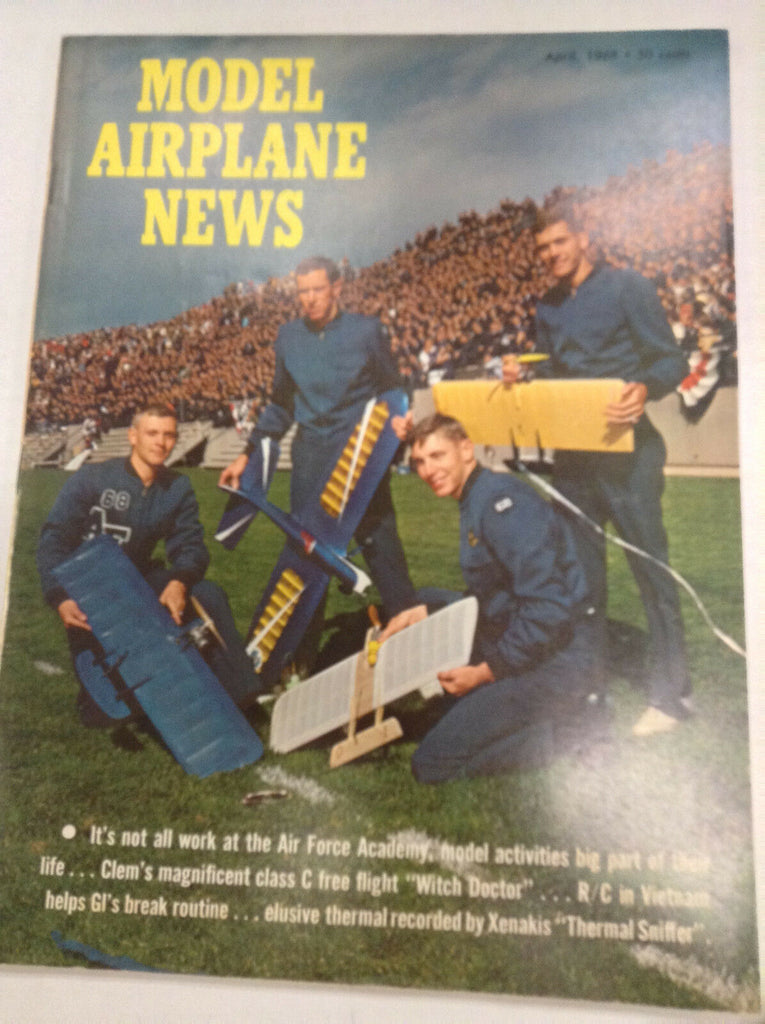 Model Airplane News Magazine Air Force Academy April 1968 041017nonr