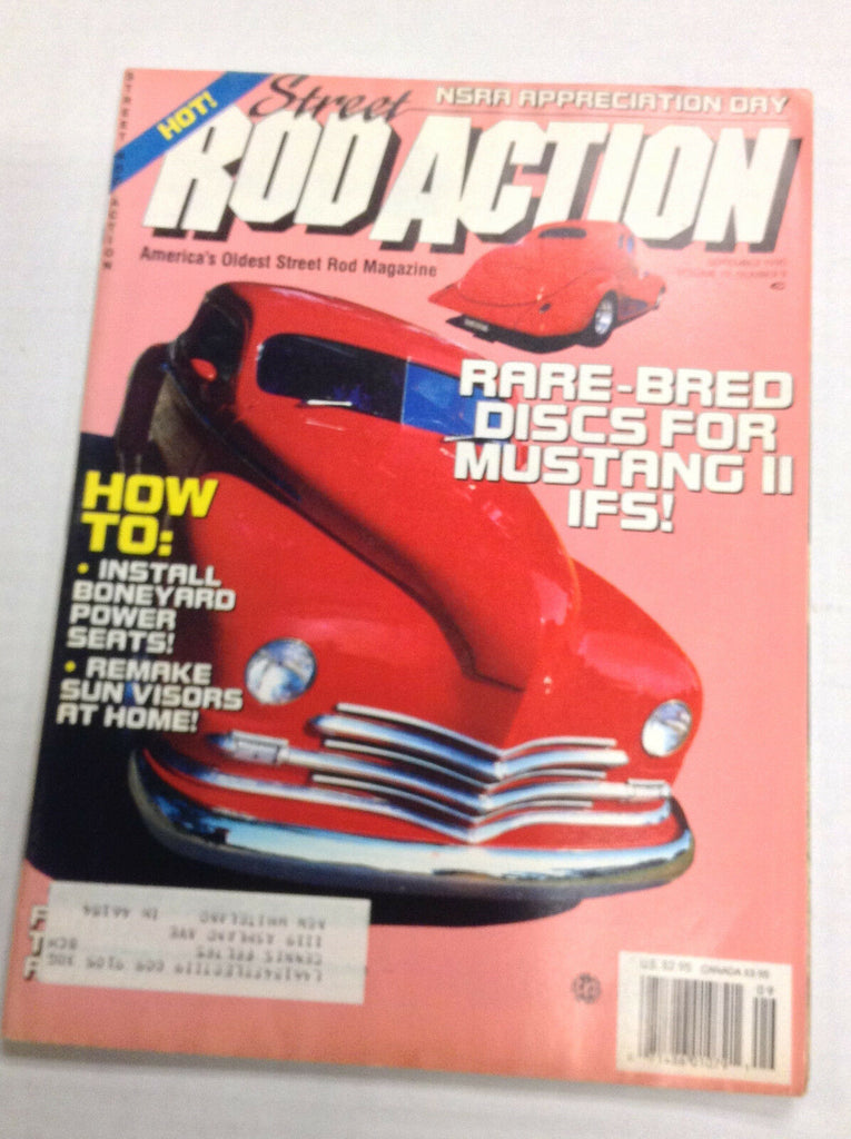 Rod Action Magazine Rare Bred Disc For Mustang II IFS September 1990 031017NONRH