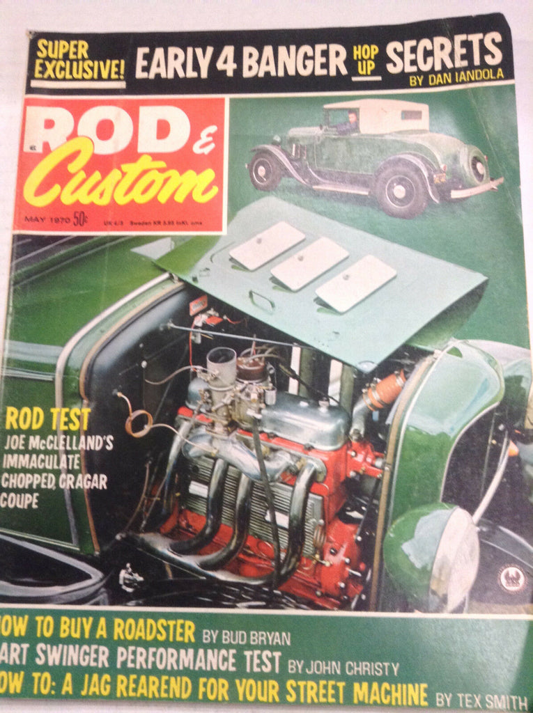 Rod & Custom Magazine Joe McClelland's Cragar Coupe May 1970 060117nonr