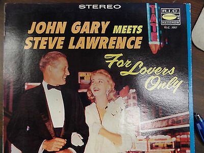 John Gary Meets Steve Lawrence For Lovers Only 33RPM EX 120215 TLJ