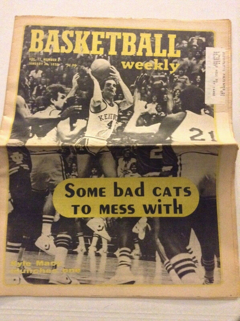 Basketball Weekly Kyle Macy Launching One January 26, 1978 091119nonrh