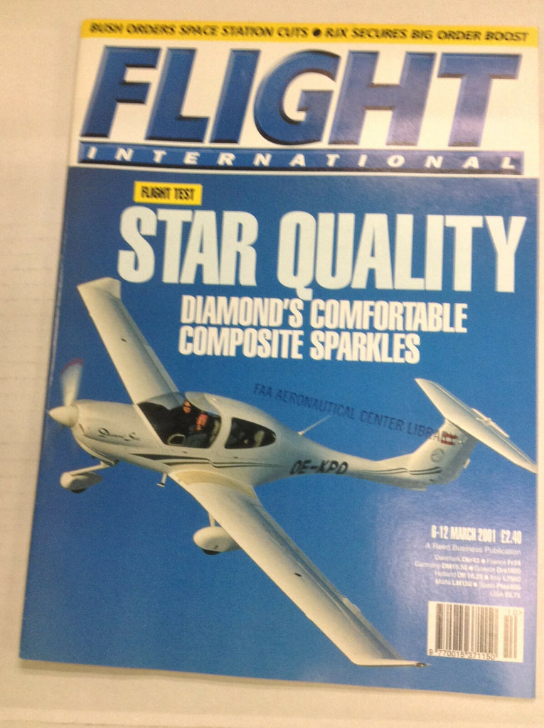 Flight International Magazine Diamond's Composite March 2001 FAL 041617nonrh