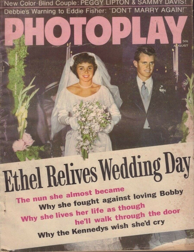 Photoplay August 1969 Debbie Reynolds Ethel Kennedy Sammy Davis Jr 013119DBE2