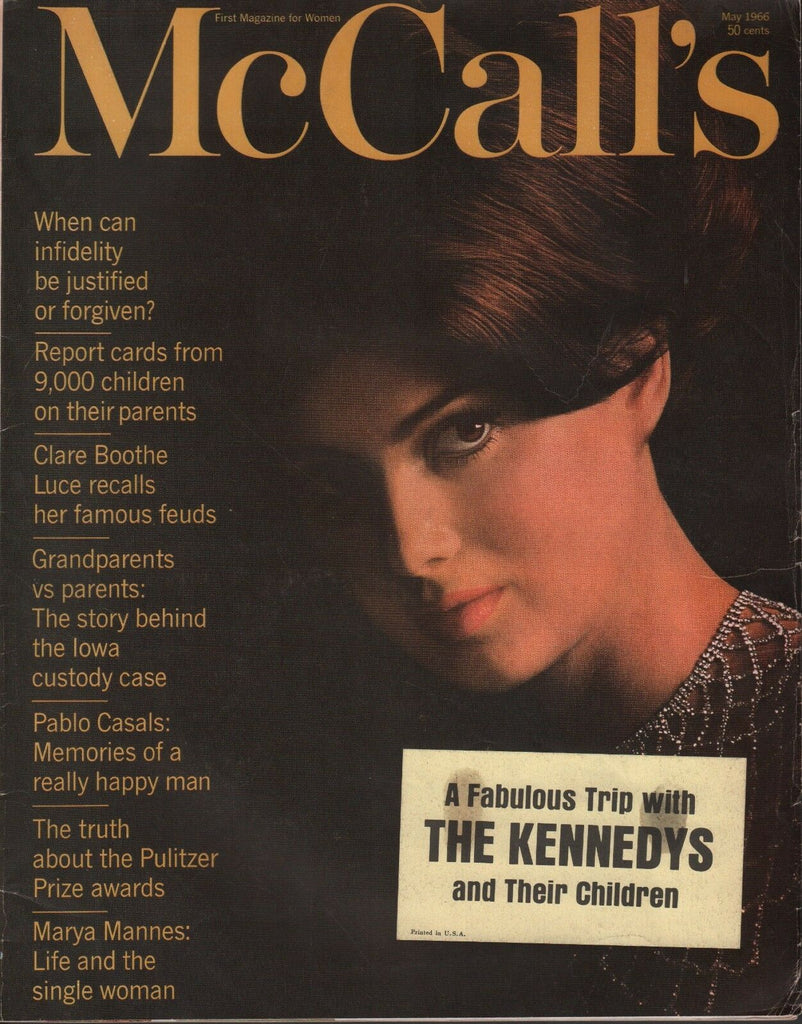 McCalls May 1966 Clare Boothe Pablo Casals Marya Mannes 101618DBE