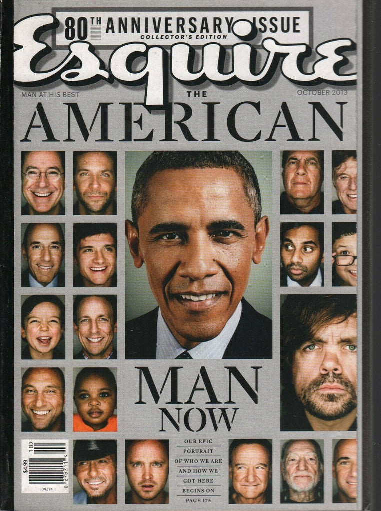 Esquire Magazine October 2013 Barack Obama Robin Williams Willy Nelson 031320AME