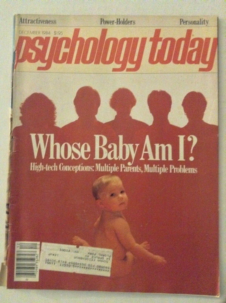 Psychology Today Magazine Multiple Parent Problems December 1984 060119nonrh