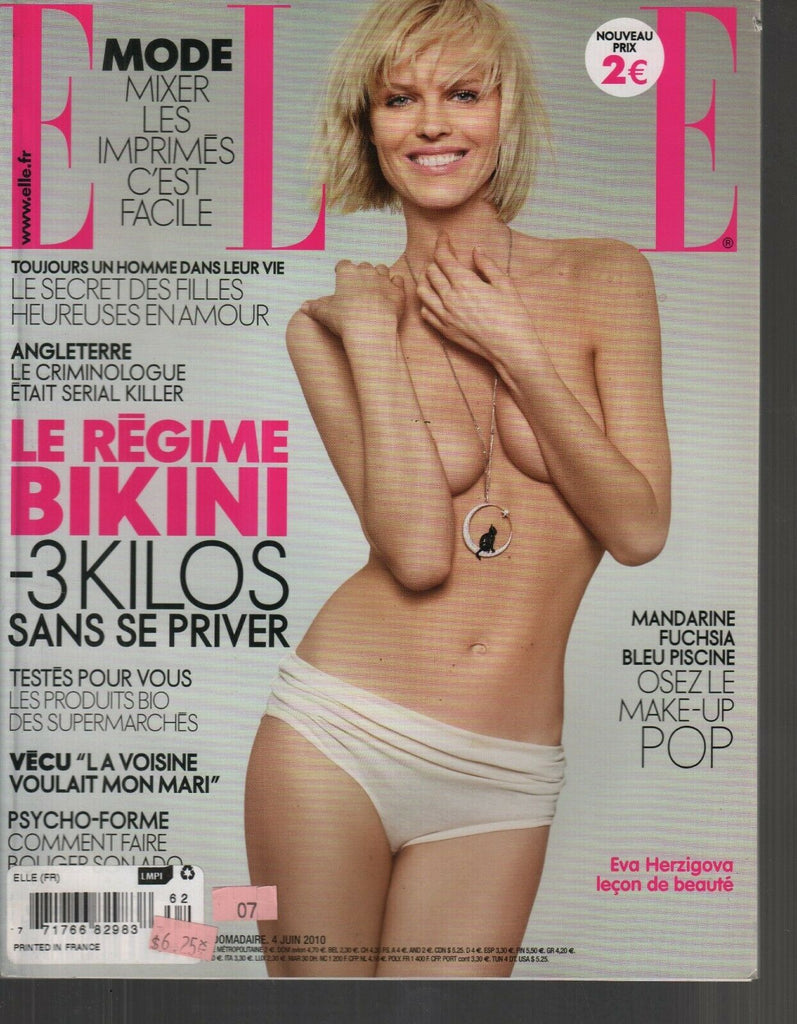 Elle French Fashion Magazine 4 Juin 2010 Eva Herzigova 091719AME2