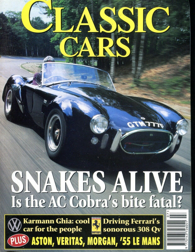 Classic Cars Magazine July 1995 AC Cobra EX 051817nonjhe2
