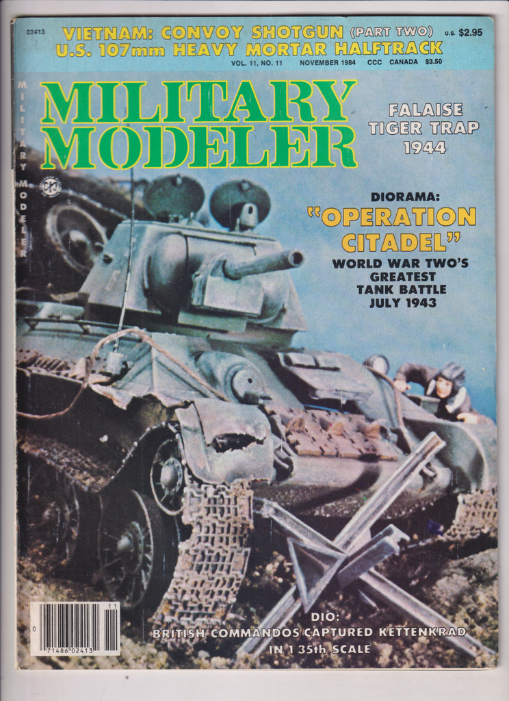 Military Modeler Mag Operation Citadel Mortar Halftrack November 1984 122019nonr