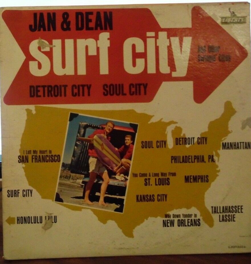 Jan & Dean Surf City and other Swining Cities vinyl LRP3314 090218LLE