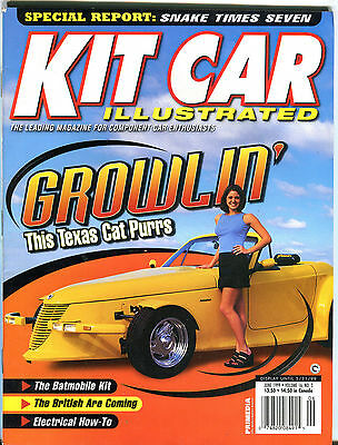 Kit Car Illustrated Magazine June 1999 Growlin' Texas Cat Purrs EX 021716jhe