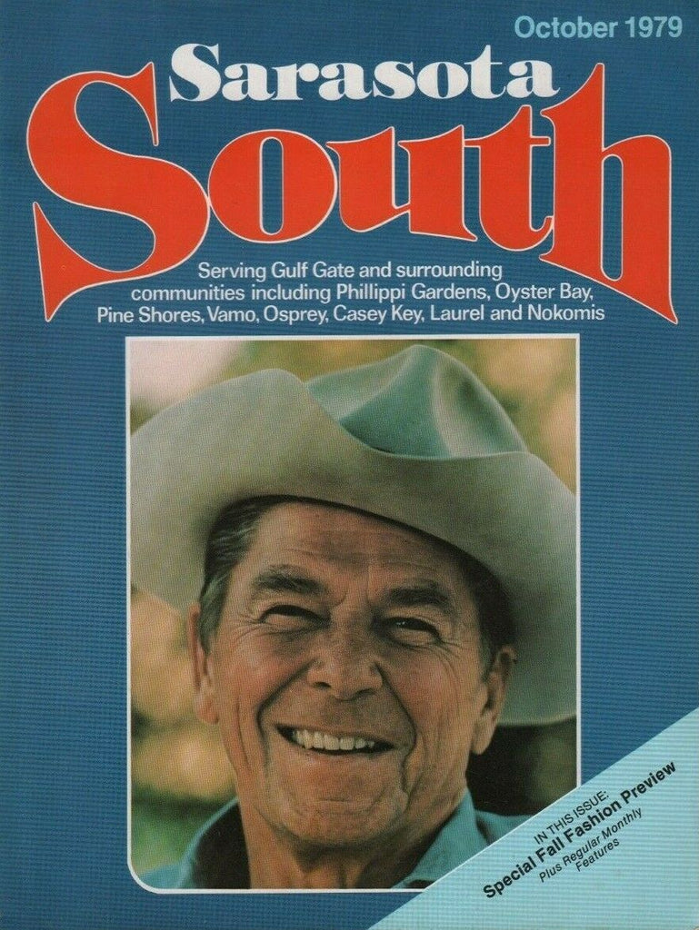 Ronald Reagan Sarasota South October 1979 Vintage Florida Magazine 032119DBE