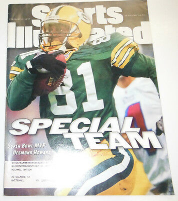 Sports Illustrated Magazine Super Bowl MVP Desmond Howard February 1997 082114R
