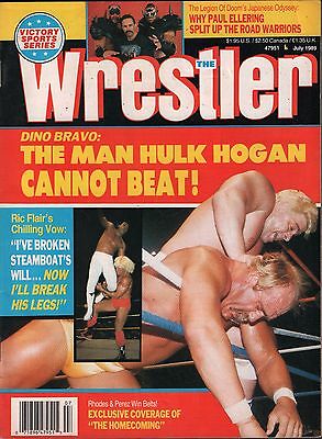 The Wrestler July 1989 Dino Bravo, Ric Flair VG 122815DBE