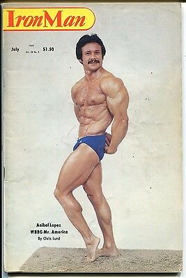 Iron man Muscle Magazine Vol. 38 No. 5 July 1979 Anibal Lopez EX 111815DBE