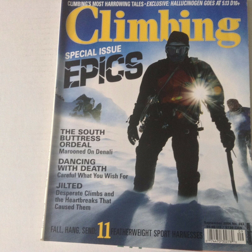 Climbing Magazine Special Epics Issue South Buttress September 2004 060317nonrh