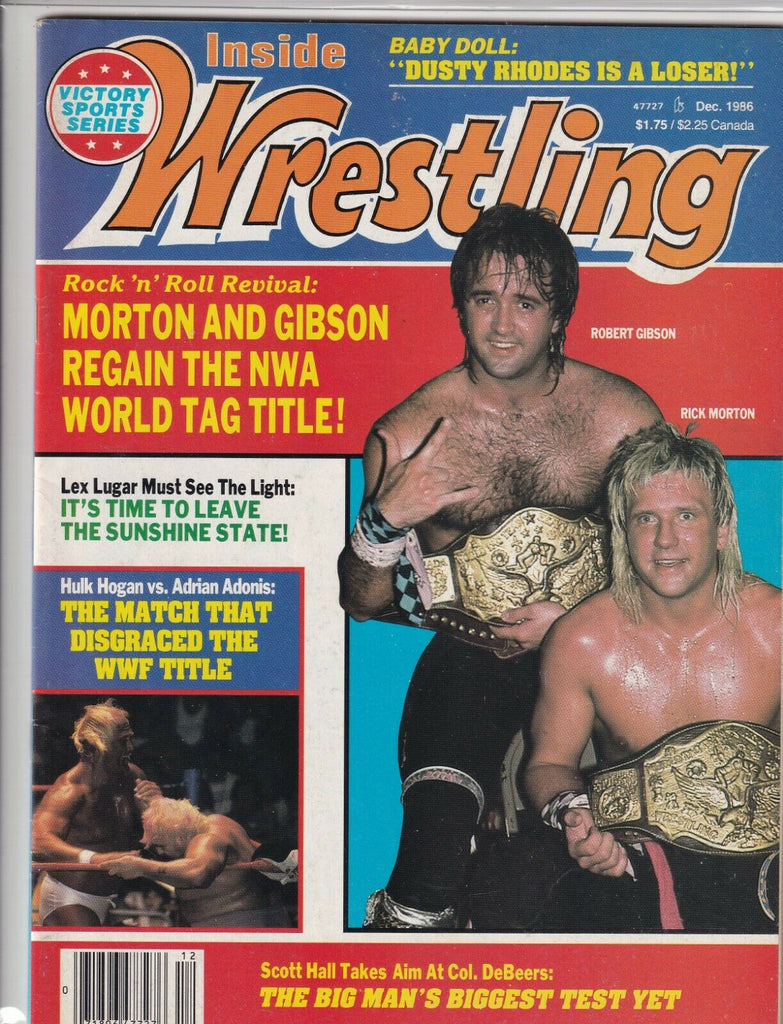Inside Wrestling Robert Gibson Rick Morton December 1986 061919nonr