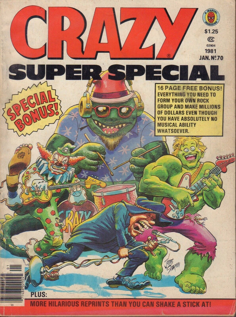 Crazy Super Special January 1981 Doomsday Marvel Magazine 080817nonDBE