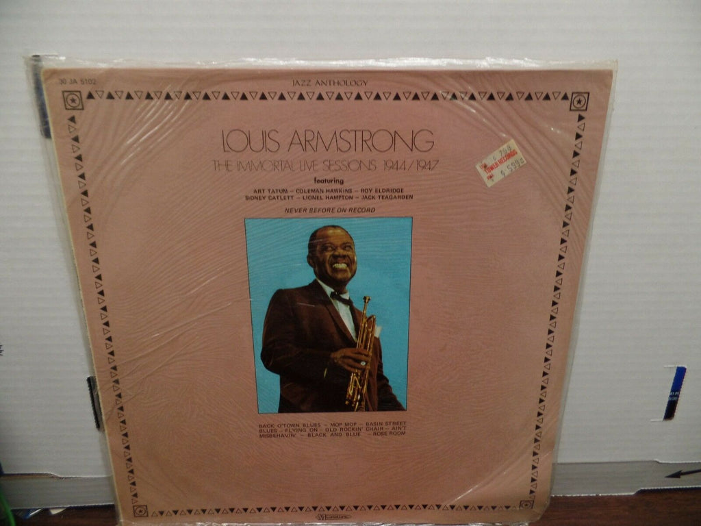 Louis Armstrong The Immortal Live Sessions 1944/1947 Musicdisc 33rpm 081616DBE